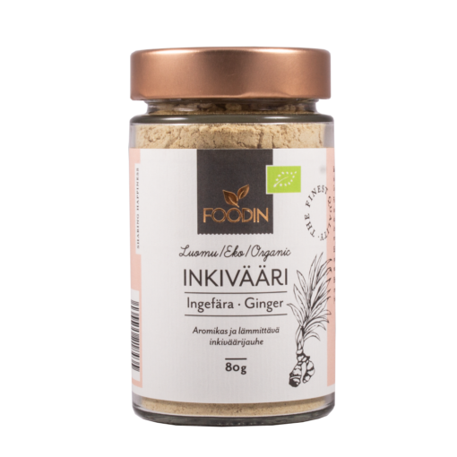 inkiväärijauhe purkki