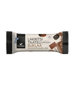 Lakritsitaatelipatukka Suklaa 35g, välipalapatukka, patukka, lakritsi, lakritsisuklaa