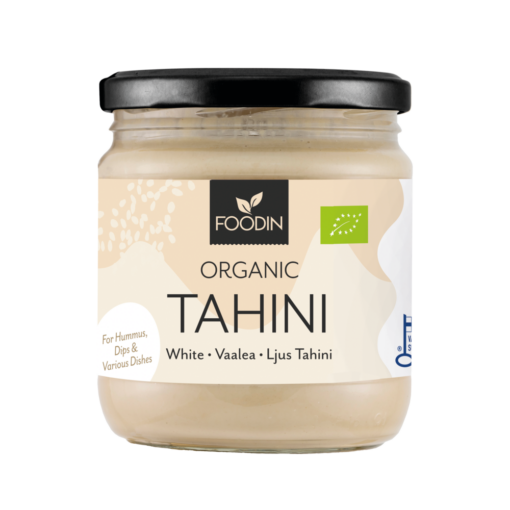 Foodin Vaalea tahini, luomu 400g purkki