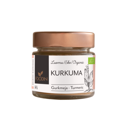 Foodin Kurkuma 30g maustepurkki