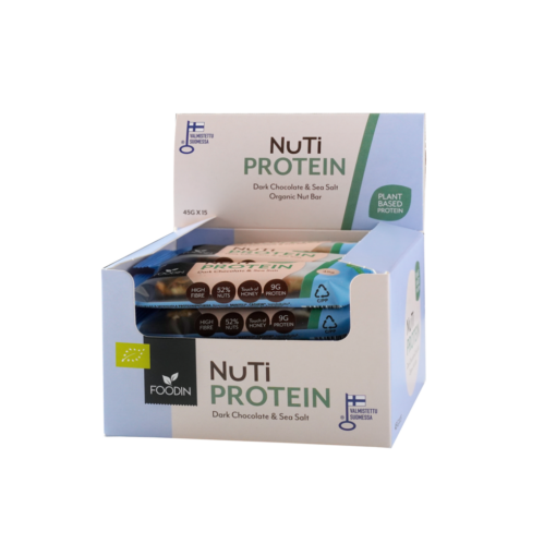 Nuti Protein, välipalapatukka, pähkinäpatukka, proteiinipitoinen välipala