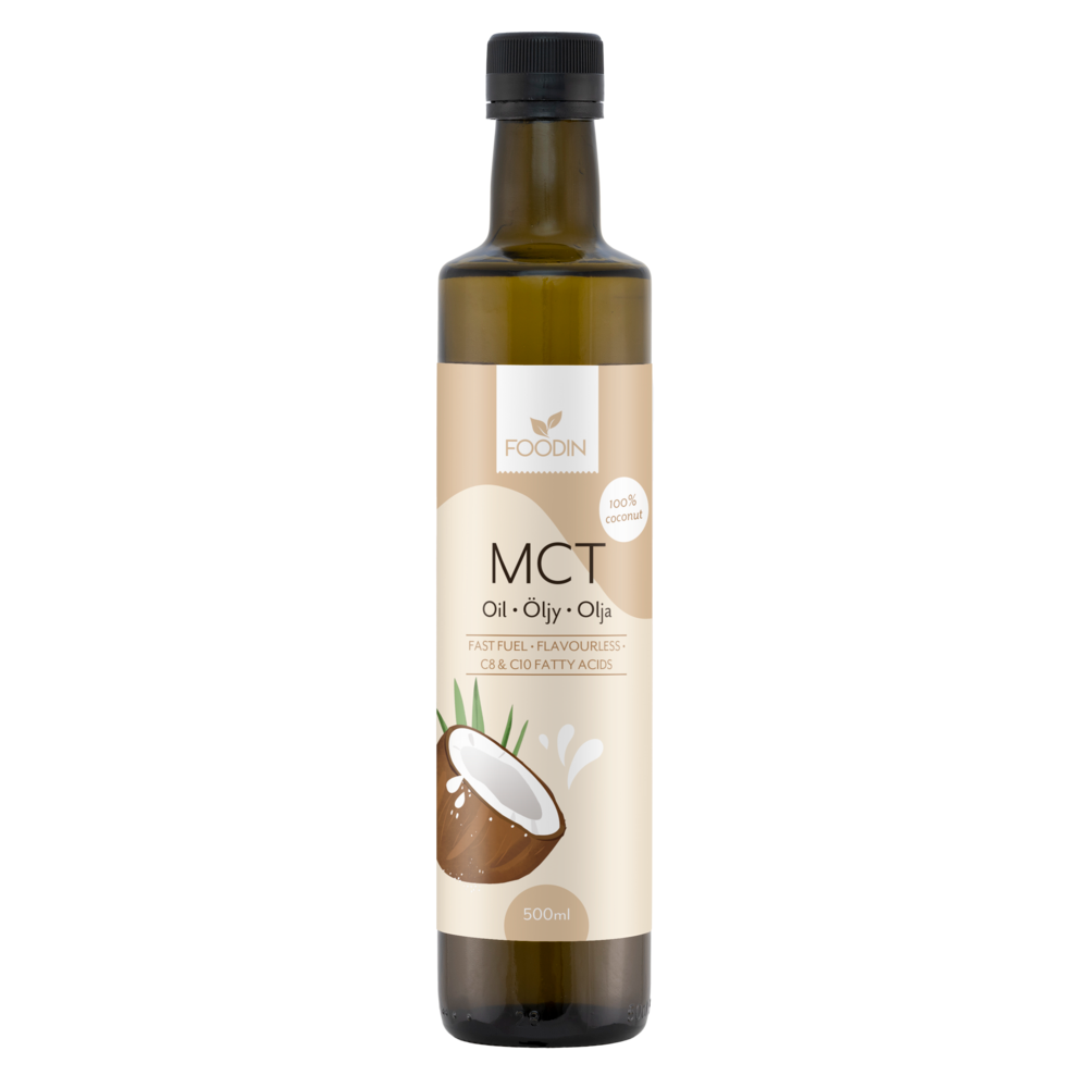 MCT-öljy, (100% kookosöljypohjainen) 500ml