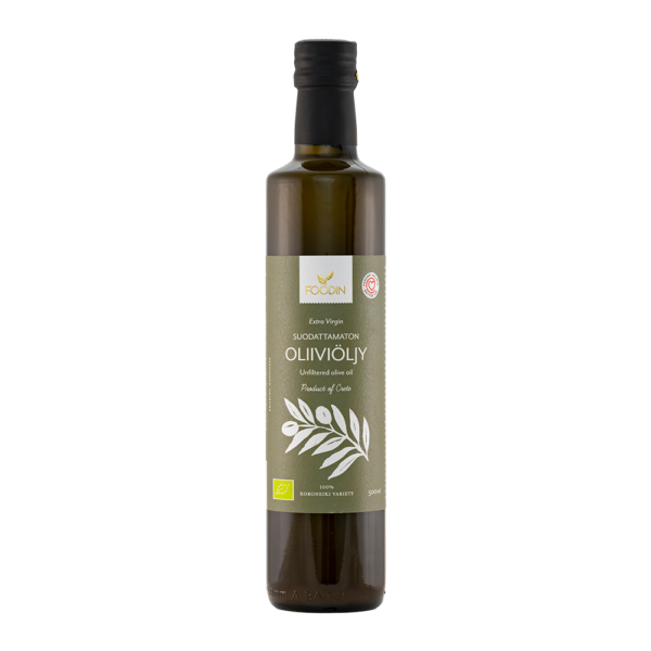 suodattamaton oliiviöljy