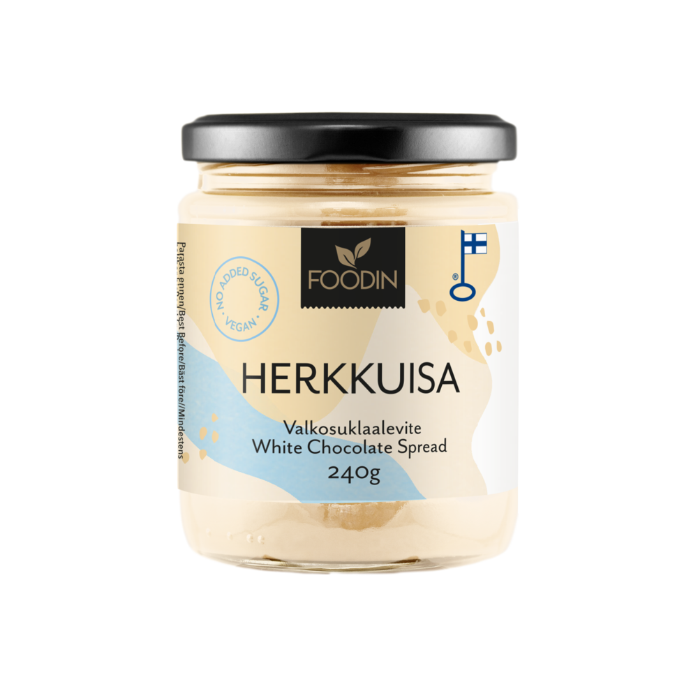 Valkosuklaa Herkkuisa, Sokeroimaton 240g