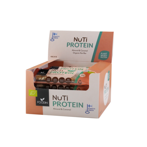 Nuti Protein, välipalapatukka, pähkinäpatukka, proteiinipitoinen välipala