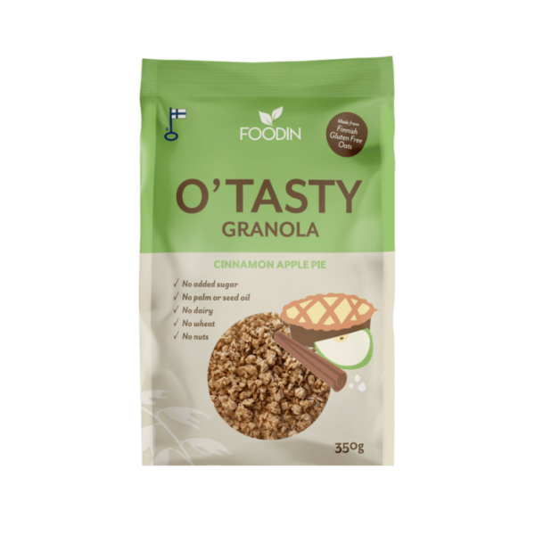 O`Tasty Granola Cinnamon Apple Pie 350 g - Foodin